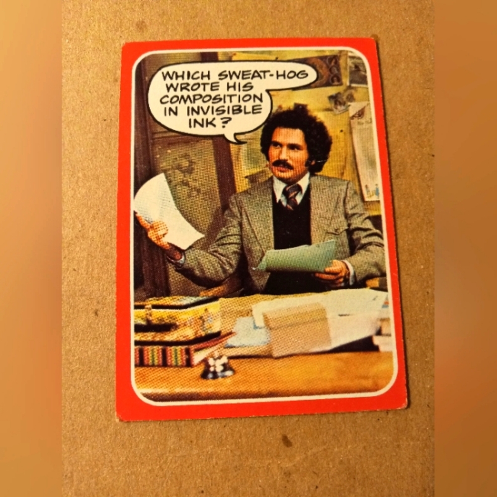 Welcome Back Kotter 1976 Trading Card #33